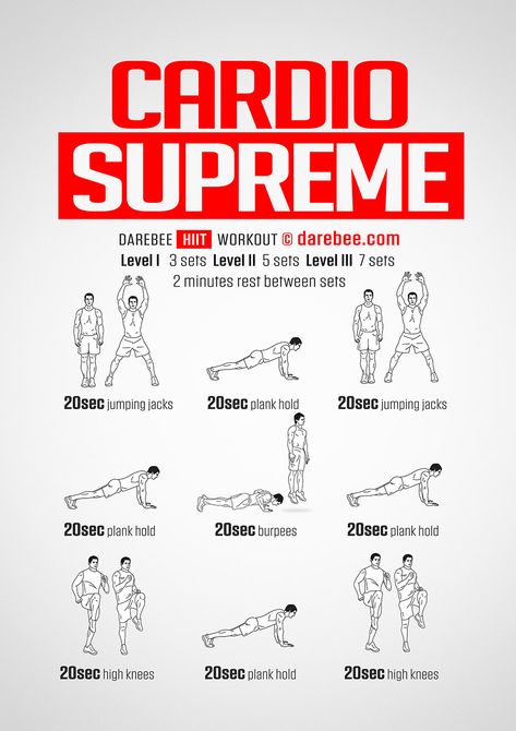 Cardio Supreme Workout Stamina Builder, Workouts For Abs, Spartan Workout, Workout Morning, Cardio Challenge, What Is Hiit, Hiit Workout At Home, Cardio At Home, Hiit Cardio Workouts