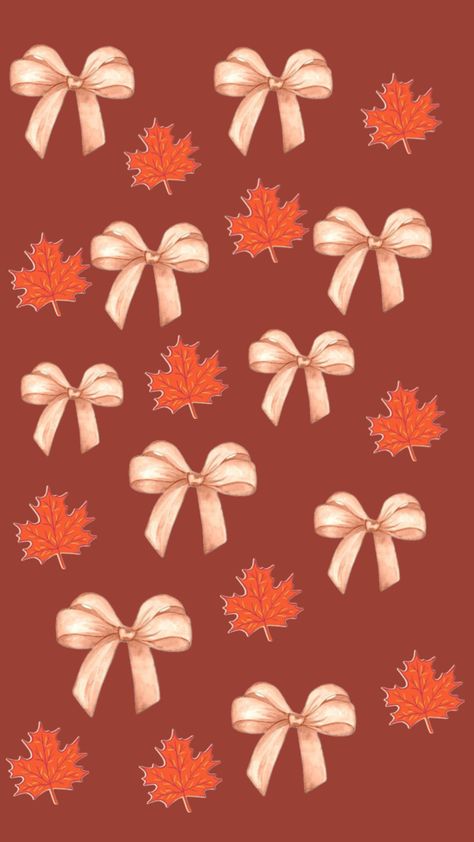 #fall #aesthetic #bow #wallpaper Thanksgiving Bow Wallpaper, Thanksgiving Aesthetic Wallpaper, Fall Aesthetic Wallpaper, Thanksgiving Aesthetic, Aesthetic Bow, Wallpaper Fall, Bow Wallpaper, Fall Ribbons, Fall Aesthetic