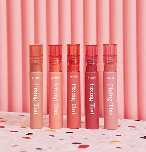 Etude House Fixing Tint, Etude Fixing Tint, Fixing Tint, Korean Lip Tint, Gradient Lips, Korean Lips, Magnesium Sulfate, Etude House, Lip Stain