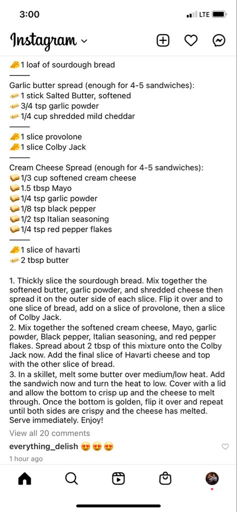 Spicednice Grilled Cheese, Garlic Butter Spread, Ultimate Grilled Cheese, Garlic Spread, Grill Cheese Sandwich Recipes, Best Grilled Cheese, Sandwich Spread, Butter Spread, Grilled Cheese Recipes