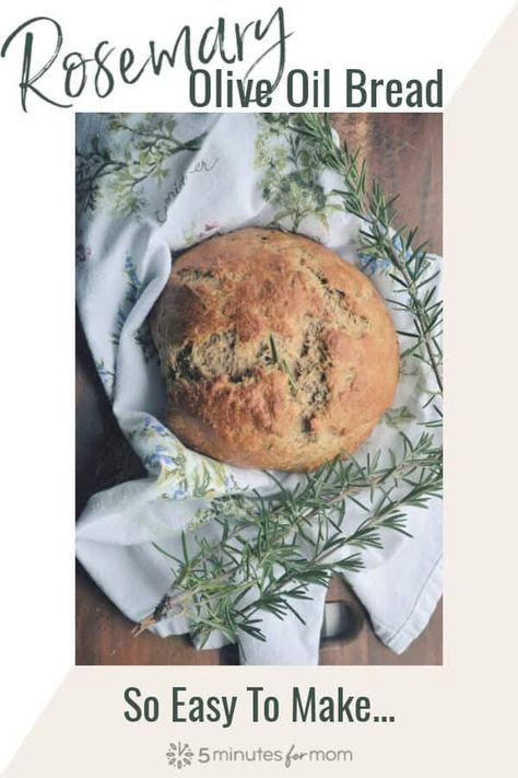 Gluten Free Rosemary Olive Oil Bread, No Knead Rosemary Olive Oil Bread, No Knead No Yeast Olive And Rosemary Rustic Bread, Olive Oil Rosemary Bread, Olive Rosemary Bread, Rosemary Olive Oil Sourdough Bread, Easy Rosemary Bread, Hawaiian Meals, Rosemary Bread Recipe