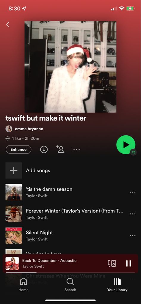 Holiday Playlist Names, Romanticize November, Christmas Spotify Playlist Cover, Winter Spotify Playlist, Christmas Spotify Cover, Christmas Playlist Cover Aesthetic, Taylor Swift Christmas Songs, Christmas Playlist Names, Christmas Music Aesthetic