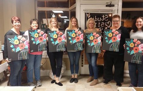 awesome social artworking paint oarty at studio 511art & soul #socialartworking  #studio511artandsoul #bringafriend #paintparty Social Artworking, Sip N Paint, Bring A Friend, Child Art, Paint Night, Painting Classes, February 11, Create Diy, Painting Class