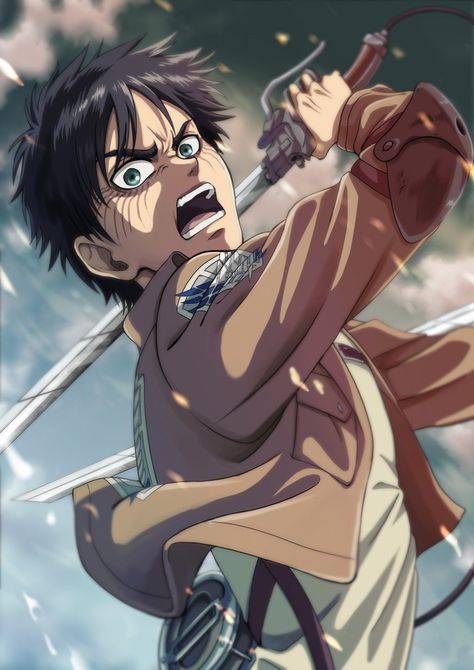 Eren Dibujos Anime Chibi, Atack Ao Titan, Anime References, Eren Aot, Hxh Characters, Attack On Titan Season, Titans Anime, Attack On Titan Eren, Eren Yeager