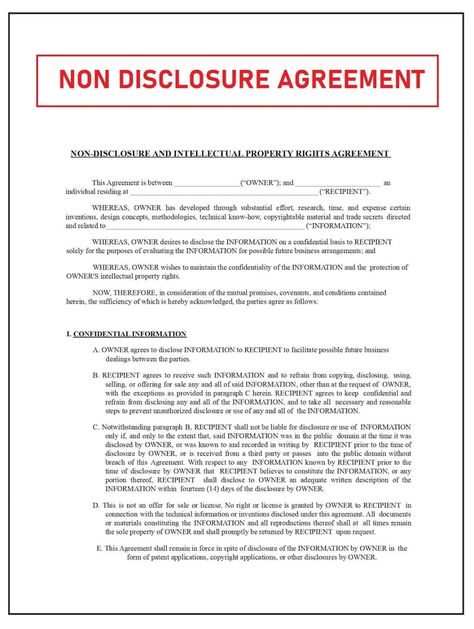 Non-Disclosure Agreement Template For Research Projects A Non-Disclosure Agreement (NDA) is a legal contract that binds parties to keep confidential information secret. In the context of research, NDAs are ... Real Estate Contract, Event Sponsorship, Non Disclosure Agreement, Purchase Agreement, Contract Agreement, Meeting Notes, Notes Template, Contract Template, Research Projects