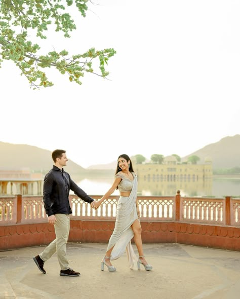 Sarika & Zach❤️ Pre Wedding shoot in Jaipur 📸 Contact us for bookings and inquiries ☎️8619685054 #preweddingshoot #jaipur #jaipurprewedding #photography #preweddingshootinjaipur ( Pre wedding shoot in Jaipur, Jaipur pre wedding photoshoot) Jalmahal Jaipur Pre Wedding, Udaipur Pre Wedding Shoot, Jaipur Prewedding, Jaipur Photography, Pre Wedding Photoshoot Props, Photoshoot Outdoor, Portrait Couple, Wedding Photoshoot Props, Pre Wedding Photoshoot Outdoor