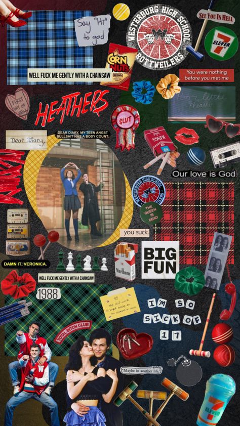 #shutupheather #heathers Heathers Lockscreen, Jd Heathers Wallpaper, Heathers The Musical Wallpaper, Heathers The Musical Aesthetic, Heathers Wallpaper, Jd Heathers, Musical Aesthetic, Musical Wallpaper, 80s Pop Culture