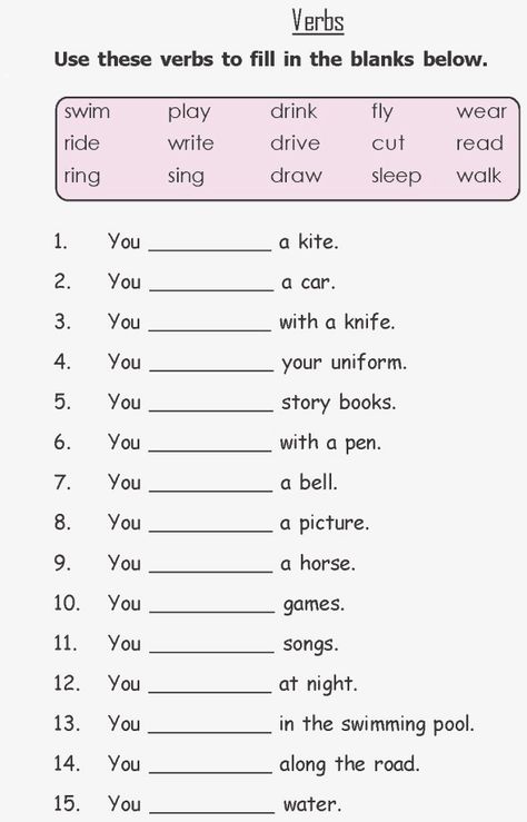 2nd Grade English Worksheets - Best Coloring Pages For Kids Year 2 English Worksheets, 2nd Grade English Worksheets, 2nd Grade English, Oppgaver For Barn, 2nd Grade Grammar, Grammar For Kids, Regular Verbs, Verb Worksheets, English Grammar Worksheets