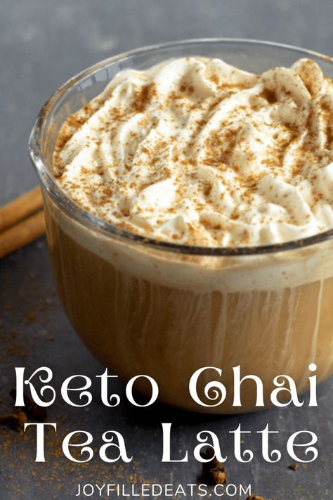 Keto Snaxks, Chi Tea Latte Recipe, Keto Chai Tea, Paleo Beverages, Chia Tea, Smoothies Ideas, Keto Beverages, Chai Tea Latte Recipe, Thm Drinks