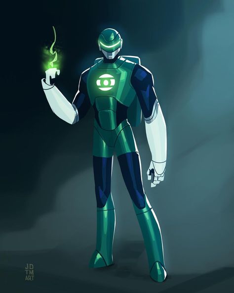 5,817 Likes, 70 Comments - Johnny Morrow (@jdtmart) on Instagram: “Green Lantern. Playing around with the idea of a Justice League space force 💫 💫 💫 #redesign…” Green Lantern Mask, Bubblegum Crisis, Green Lantern Hal Jordan, Space Force, Batman Dc, Dc Heroes, Suit Style, Green Lantern, New Green