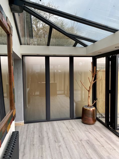 Home Office Conservatory Ideas, Black Conservatory, Small Conservatory Ideas, Conservatory Office, Small Conservatory, Conservatory Ideas, Cottage Ideas, Rose Cottage, Main Street