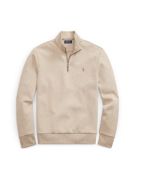 RALPH LAUREN Polo Ralph Lauren Double-Knit Half-Zip Pullover. #ralphlauren #cloth # Ralph Lauren Cotton Sweater, Nice Jackets, Boys Fall Outfits, Ralph Lauren Menswear, Stylish Men Casual, Men Clothes, Cool Jackets, Double Knit, Half Zip Pullover