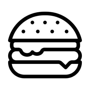 Burger Drawing, Burger Icon, Menu Burger, Sandwich Menu, Food Hamburger, Burger Salad, Food Fast Food, Easy Disney Drawings, Colorful Borders Design