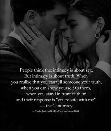 Intimacy is not purely physical. It's the act of connecting with someone so deeply, you feel like you can see into their soul...⁣ .⁣ Would… True Intimacy Quotes, Quotes To Make Him Feel Special, Truths Quotes, Intimacy Quotes, Loving Quotes, Emotional Intimacy, Healing Verses, Sweet Sayings, Soulmate Love Quotes