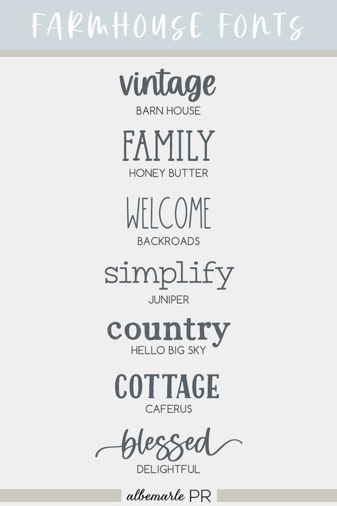 Looking for the perfect font to create a rustic sign for your home? Check out these 10 farmhouse and rustic sign fonts! #farmhouse #rustic Country Writing Font, Fonts For Wood Burning, Best Fonts For Signs, Farmhouse Fonts Alphabet, Free Farmhouse Fonts, Fonts For Signs, Farm Font, Farm Fonts, Card Fonts