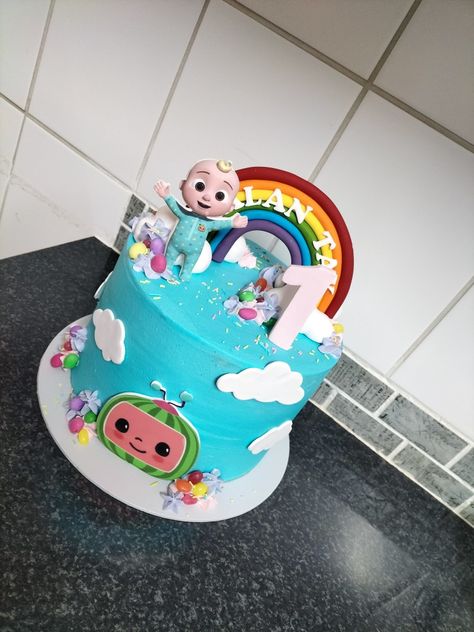 Jj Cocomelon, Cocomelon Cake, 3rd Birthday Cakes, 3rd Birthday, Birthday Cakes, Cake Designs, Kids Birthday Party, 2nd Birthday, Wedding Cake