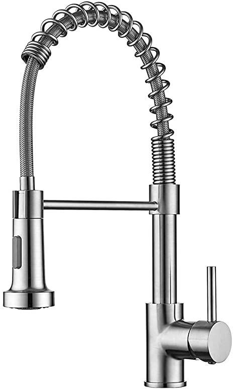 Kitchen Faucet Sprayer, Farmhouse Faucet Kitchen, Silver Kitchen Faucet, Kitchen Faucet Ideas, Farmhouse Faucet, Silver Faucet, Professional Single, Moms Kitchen, Sink Filter