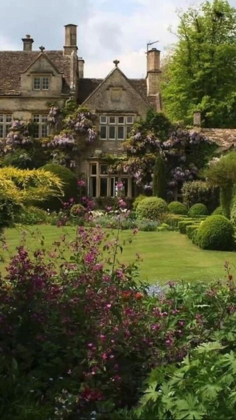 Enjoying an English Country Garden in 2022 | Countryside house, Cottage aesthetic, Mansion exterior french Mansion Exterior French, Aesthetic Mansion Exterior, English Cottage Style Exterior, French Countryside Aesthetic, Cottage Style Exterior, Aesthetic Mansion, Fairy Tale House, Fairy Tale Cottage, Country Mansion