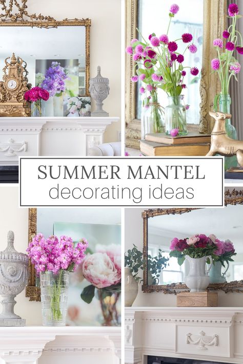 Looking for a creative approach to styling a summer mantel? These ideas will help you add fun summer style and create a seasonal focal point.
Mantel decoration ideas
Stylish mantel decor tips
Summer mantel decorations
Elegant mantel styling
Creative mantel decor Mantel Decoration Ideas, Summer Mantel Decorating Ideas, Modern French Farmhouse Decor, Modern French Country Decorating, Elegant Mantel, Mantel Styling, Mantel Decorating Ideas, Summer Mantel, Mantelpiece Decor