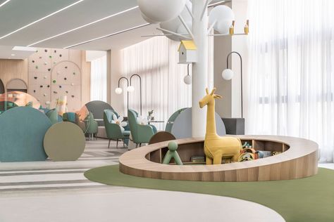 CIFI RENCENT GROUP CYF KINDERGARTEN by MOD-DESIGN | Kindergartens / day nurseries Kindergarten Architecture Concept, Kindergarten Architecture, Concept Interior Design, Kindergarten Interior, Nursery Interior Design, Kids Cafe, Mod Design, Kindergarten Design, School Interior