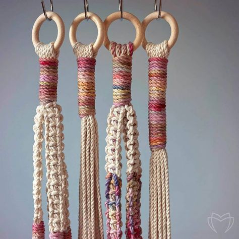 Leftover Macrame Cord, Macrame Store, Macrame Accessories Inspire Uplift ⭐, Thick Macrame Cord, Caterpillar Knot Macrame, Dyed Macrame, Braided Macrame Plant Hangers, Simple Macrame, Macrame Supplies