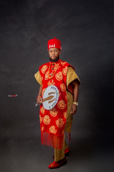 This is an inspirational groom inspired outfit for the igbo groom to be. It is titled ‘Odogwu fearless’ from the collections of the ‘Fearless Groom’ designed by Frank Fourth. Isi Agu, Groom To Be, African Clothes, Groom Outfit, African Clothing, Outfit Inspirations, Quick Saves, Clothes