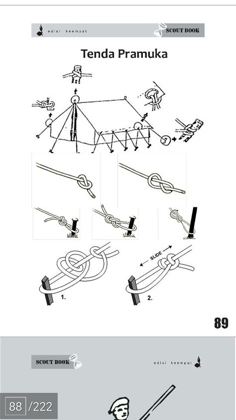 Tenda Pramuka | www.scoutbook.abouteam.com Life Hacks, Quick Saves