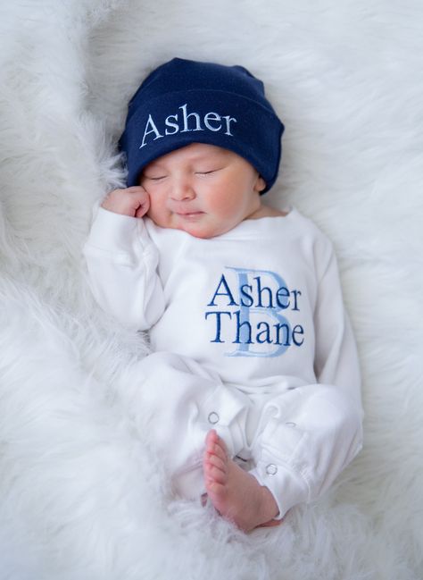 Handmade Baby Boy Clothes, Newborn Boy Hats, Newborn Baby Boy Gifts, Baby Boy Coming Home Outfit, Personalized Baby Boy Gifts, Boy Coming Home Outfit, Outfit Baby Boy, Guys Fashion, Newborn Boy Clothes