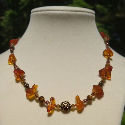 Available on my Etsy! Necklace with real amber beads. Handmade beaded necklace 16" length. Etsy Necklace, Handmade Beaded Necklace, Handmade Beaded Necklaces, Orange Aesthetic, Amber Necklace, Amber Beads, Beads Handmade, Amber Jewelry, Beaded Necklaces