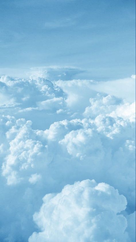 Bleu Clair Aesthetic, Bleu Ciel Aesthetic, Light Blue Asthetics Photos, Blue Clouds Aesthetic, Blue Cloud Background, Sky Blue Aesthetic, Zoom Wallpaper, White Hour, Picture Cloud