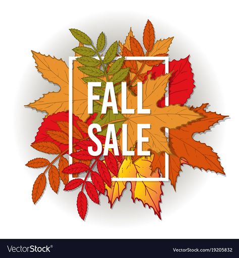 Fall Sale Poster, Iphone Wallpaper Moon, Open House Invitation, Wallpaper Moon, Color Leaves, Fall Sale, Leaves Vector, Autumn Sales, Cat Cards