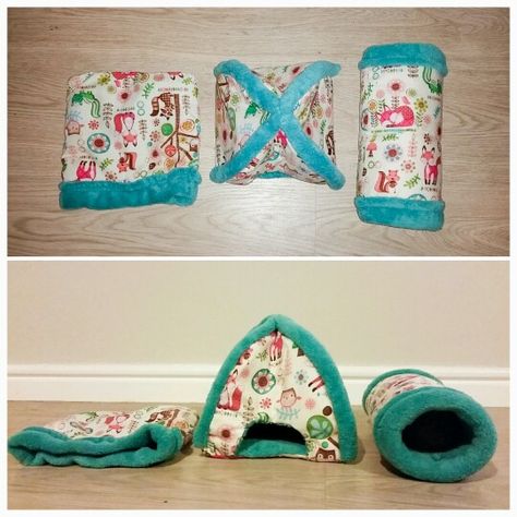 DIY hedgehog snuggle sack, tent and tunnel Diy Hedgehog Toys, Pig Hut, Hedgehog Diy, Diy Hedgehog, Hedgehog Accessories, Hedgehog Care, Hedgehog Cage, Cozy Items, Pet Hedgehog