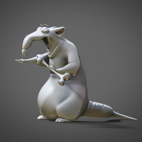 Rat Concept Art, Mouse Concept Art, Rat Character Design, Rat Cartoon, A Concept, Awesome Art, Medieval Fantasy, Facial Expressions, 3d Modeling