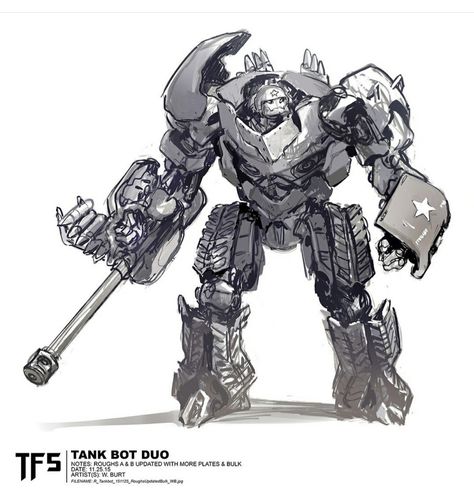 Transformers: The Last Knight Tank Duo Concept Art By Wesly Burt - Transformers News - TFW2005 Tank Transformers, Wesley Burt, Mecha Tanks, Transformers The Last Knight, Transformers Art Design, Transformers Cybertron, Transformers Decepticons, Last Knights, Transformers Design