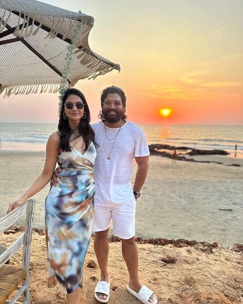 Sneha Reddy, Brother Photos, Allu Arjun, Romantic Holiday, Movie Lover, Hd Picture, New Year Celebration, My Photo Gallery, Goa