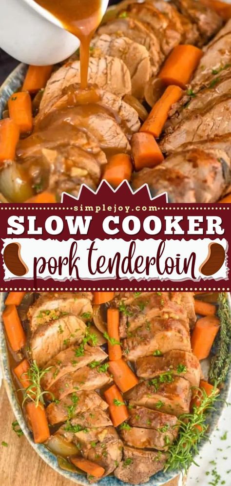 Slow Cooker Pork Tenderloin, crockpot meals, slow cooker, tasty dinner recipes Pork Loin And Veggies Crock Pot, Crockpot Meals For Diabetics, Low Carb Pork Tenderloin Recipes Crock Pot, Best Pork Tenderloin Recipe Crock Pots, How To Cook Pork Tenderloin In Crock Pot, Pork Tenderloin Recipes In Crockpot Crock Pots, Pork Tenderloin Slow Cooker Recipes, Pork Tenderloin Recipes In Crockpot Slow Cooker, Pork Tenderloin Recipes Slow Cooker