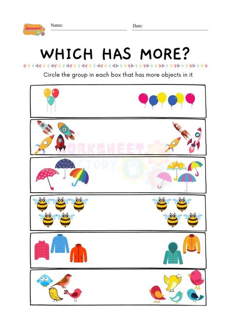 Circle The Bigger Number Worksheet, Math Things, Free Preschool Activities, Preschool Calendar, Free Printable Puzzles, Home Images, English Activities For Kids, Preschool Tracing, Free Activities For Kids