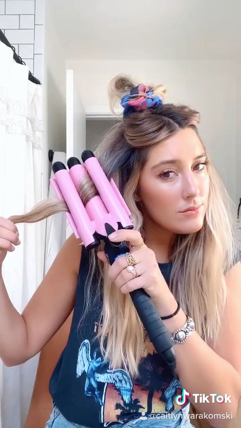 3 Barrel Waver Hair, Waver Iron, 3 Barrel Curling Iron, Hair Curling Iron, Barrel Curls, Hair Waver, Curling Iron Hairstyles, Hair Curling, Hair Iron