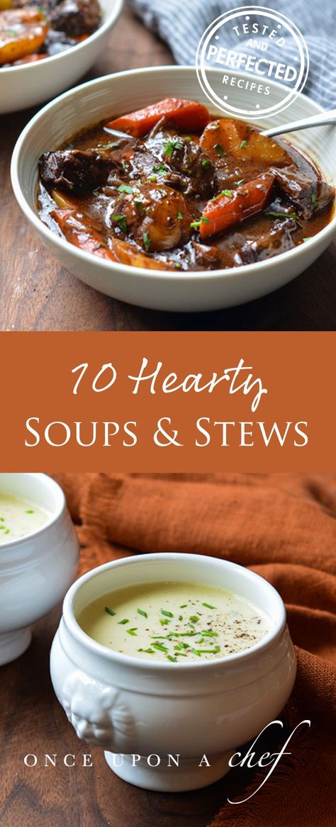 Hearty Soups And Stews, Hearty Soup Recipes, Once Upon A Chef, White Chili Chicken Recipe, Chowder Soup, Instant Pot Soup Recipes, Soup And Stew, Soups Stews, Vegetarian Soup