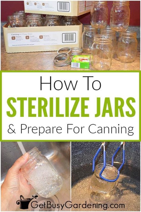 Sterilizing Canning Jars, Cooking Healthy Dinner, Canes Food, Hot Water Bath Canning, Canning Food Preservation, Canning Supplies, Tool Tips, Walkway Ideas, Water Bath Canning