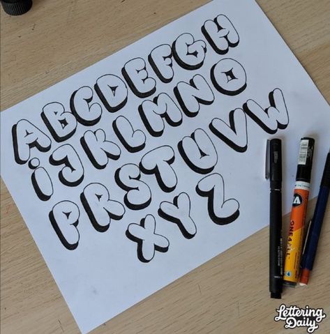 Font Ideas Alphabet Aesthetic, Aesthetic Lettering Alphabet, Alfabet Aesthetic, Alphabet Fonts Aesthetic, Easy Fonts To Write, Alphabet Aesthetic, Calligraphy Alphabet Tutorial, Tatuaje Hello Kitty, Modern Calligraphy Alphabet