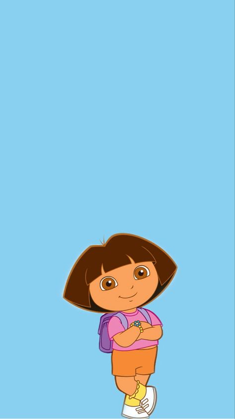 Follow for more🦋 Dora Wallpaper, Dora The Explorer, Follow For More, Iphone Wallpaper, Wallpapers, Fictional Characters, Quick Saves, Art