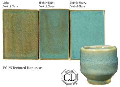 PC025 - TEXTURED TURQU. - 3,78 Lit. Textured Turquoise Glaze, Clay Therapy, Textured Turquoise, Ceramic Pinch Pots, Throwing Clay, Slab Ceramics, Glaze Combinations, Glaze Combos, Glaze Ideas