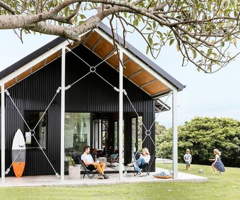 A yearning for a beach retreat on the NSW South Coast turned into a cool shed home – and the owners couldn’t be happier. Check it out! Cool Sheds, Shed Home, Shed Plan, Beach Retreat, The Shed, Shed Homes, Building A Shed, Australian Homes, Shed Plans