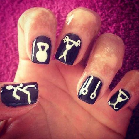 CrossFit nails :) Farmer Life, Healthy Food Ideas, Crossfit Inspiration, Crossfit Motivation, Site Under Construction, Crossfit Training, Staying Fit, Mental Strength, Strong Nails