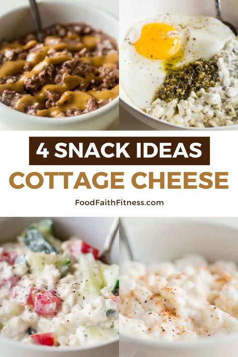 Cottage Cheese Snack Ideas Savory, Cottage Cheese And Veggies, Savory Cottage Cheese Snack, Sweet Cottage Cheese Snack, Cottage Cheese Pairings, Cottage Cheese Savory Recipes, Cottage Cheese Chips In Oven, Snacks With Cottage Cheese, Cottage Cheese Savory