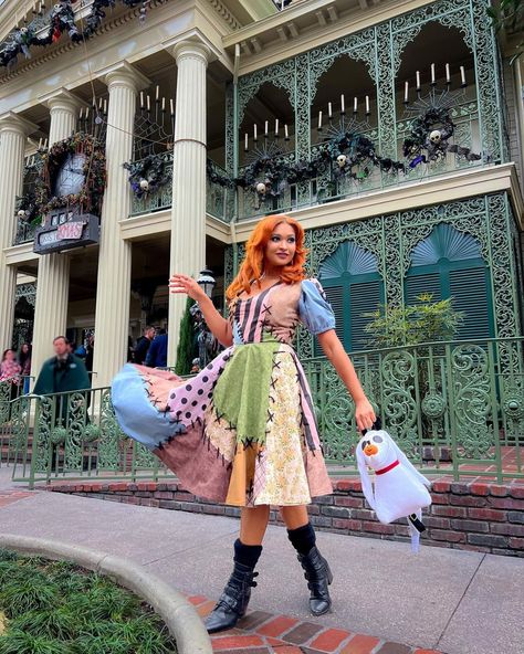 sally disneybounding outfit Sally Disneybound, Nightmare Before Christmas Outfits, Christmas Disneybound, Disney Halloween Outfits, Disney World Outfit Ideas, Disneyland Disneybound, Disneyland Trip Planning, Disneyland Vacation Planning, Disneybound Ideas