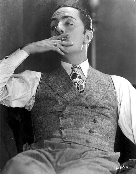 1950s Men's Fashion: Timeless And Classic Mid-Century Styles 3 20s Men, 1950s Mens Fashion, 1920s Mens Fashion, 1920s Men, William Powell, 1950s Mens, Hollywood Men, Love S, Vintage Mens Fashion