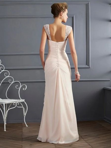 Long Evening Dresses, Cheap Long Evening Gowns 2022 For Sale - Hebeos Long Chiffon Dresses, Dress Shops, Mother Of The Bride Dresses Long, Mother Of The Bride Gown, Chiffon Dresses, Elegant Prom Dresses, Chiffon Dress Long, Mob Dresses, Beaded Prom Dress