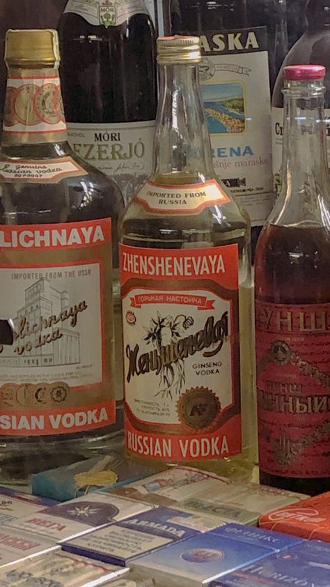 Russian Vodka Aesthetic, Aesthetic Vodka, Vodka Aesthetic, Polish Aesthetic, Russian Vodka, Tito's Vodka Bottle, Whiskey Bottle, Vodka Bottle, Vodka